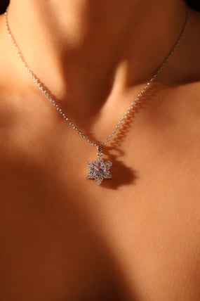 Diamond Snowflake Necklace