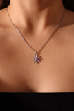 Purple Opal Sun Necklace