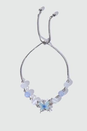 Blue Butterfly Moonstone Bracelet