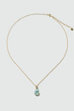 18K Gold Vermeil Blue Conch Necklace