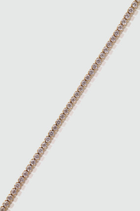18K Gold Stainless Steel Multi Diamond Chain Bracelet