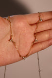 18K Gold Vermeil Multi Diamond Necklace