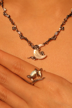Moon Snake Ring