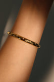 18K Gold Stainless Steel Multi Diamonds Star Bracelet