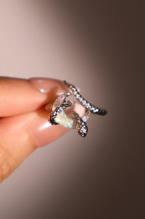 Moon Snake Ring