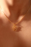 24K Gold Vermeil Garland Tulip Necklace