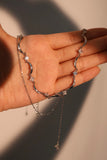 Diamond Wave Chain Necklace