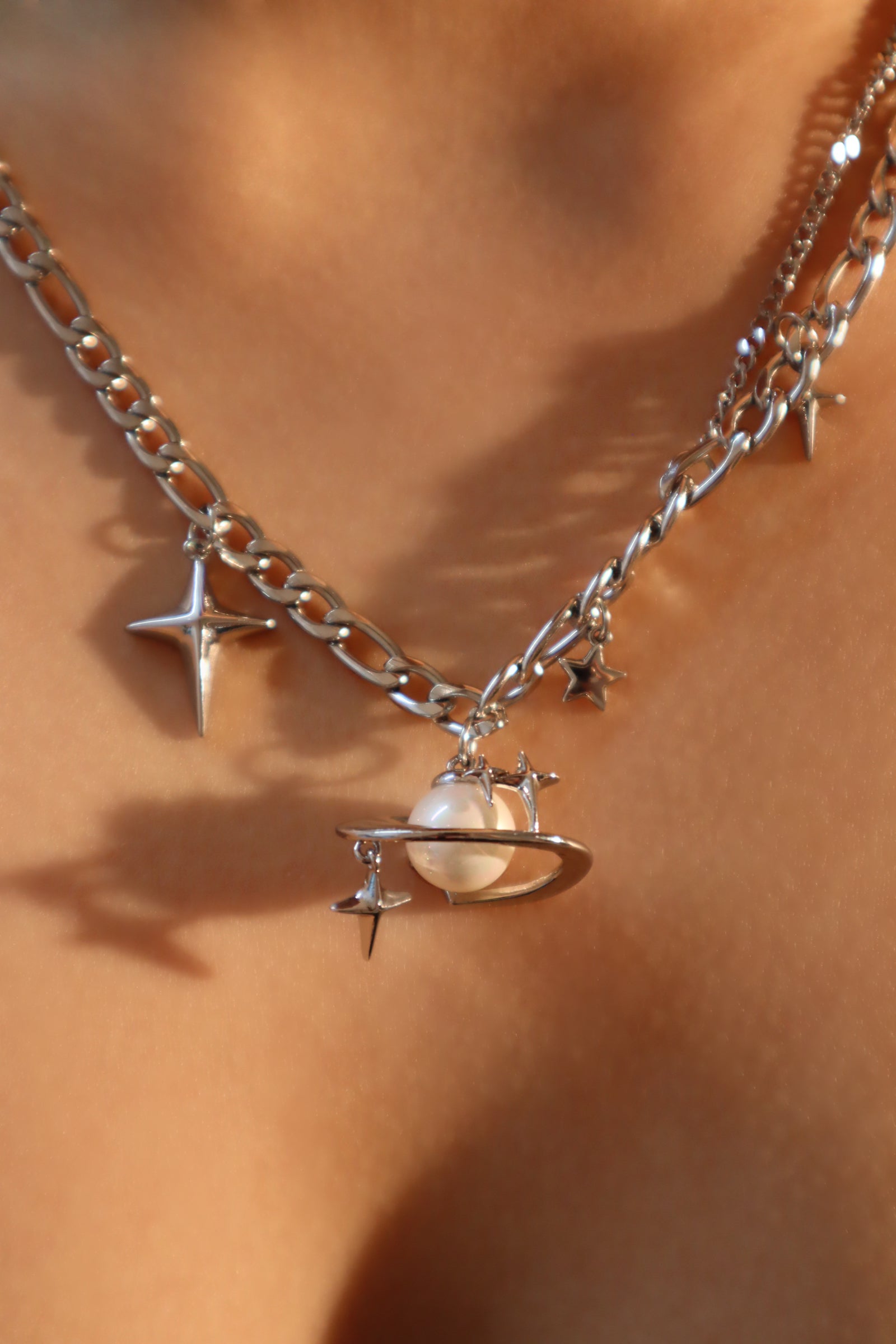 Satum Pearl Necklace
