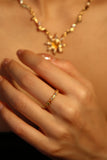 18K Gold Vermeil Multi Color Ring