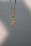18K Real Gold Plated Saturn Star Necklace