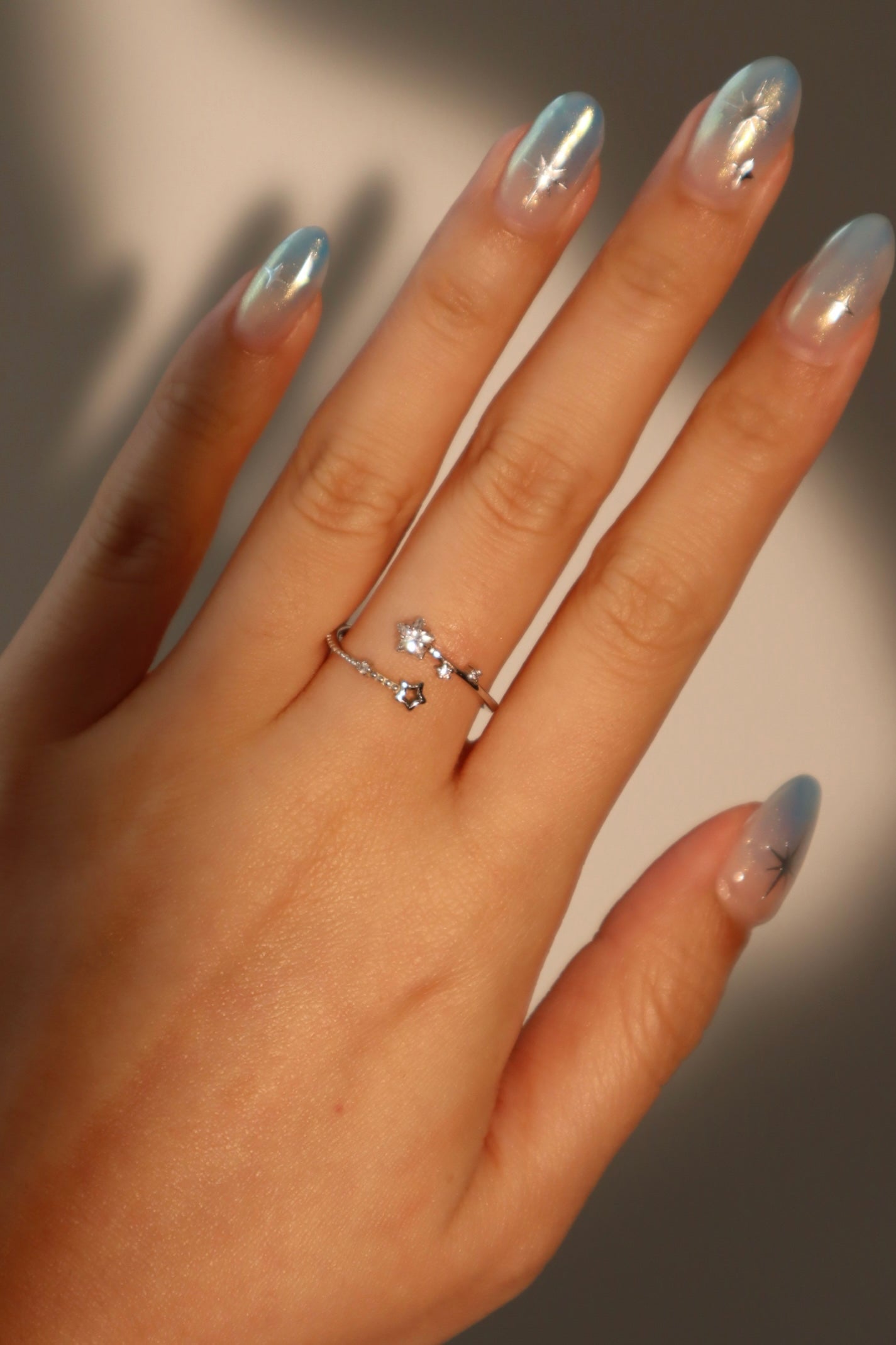 925 Sterling Silver Shooting Star Ring