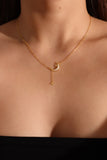 18K Gold Vermeil Shell Moon Star Necklace