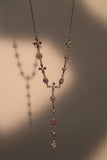 Dichroic Glass Chain Necklace