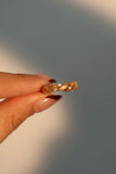 18K Real Gold Plated Diamonds Thorn Vine Ring