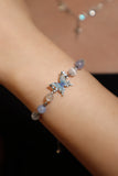 Blue Butterfly Moonstone Bracelet