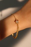 18K Real Gold Plated Shooting Star Bracelet