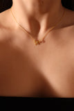 18K Gold Vermeil Bowknot Pendant Necklace