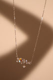 925 Sterling Silver Moonstone Galaxy Necklace