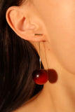 14K Real Gold Plated Cherry Earrings (Pre-order)