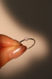 925 Sterling Silver Pink Gem Flower Ring