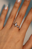 2 in 1 Diamonds Star Ring