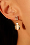 14K Real Gold Plated Opal Droplets Earrings