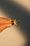 18K Real Gold Plated Diamond Moon Ring