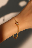 18K Real Gold Plated Shooting Star Bracelet