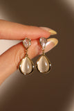 14K Real Gold Plated Opal Droplets Earrings