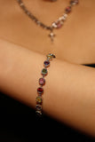Multi Color Gemstones Bracelet