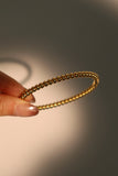 18K Gold Stainless Steel Multi Round Beads Bracelet