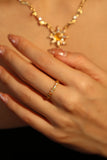 18K Gold Vermeil Multi Color Ring
