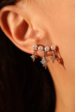 3 in 1 Star Pearl Earrings