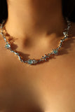 Multi Opal Twist Necklace