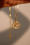 18K Gold Vermeil Pearl Galaxy Necklace
