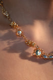 18K Real Gold Plated Opal Knot Necklace