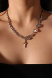 Platinum Plated Moonlight Star Necklace