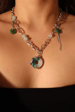 Jade Dragon Necklace (EARRINGS INCLUDED)