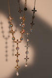 Dichroic Glass Chain Necklace