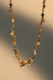 18K Real Gold Plated Rose Garden Necklace