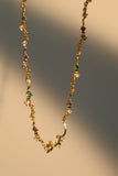 18K Real Gold Plated Rose Garden Necklace