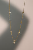 18K Gold Vermeil Lucky Leaf Necklace
