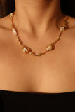 18K Real Gold Plated Freshwater Pearls Necklace