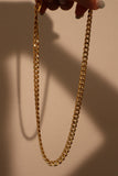 18K Gold stainless steel chain necklace