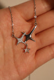 3 in 1 Stars Necklace