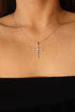 925 Sterling Silver Love God Cross Necklace