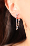 Stainless steel chain hoop Earrings