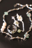 Freshwater Pearls Jade Necklace