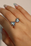 Double Moonstone Ring