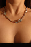 Jade Clips Necklace
